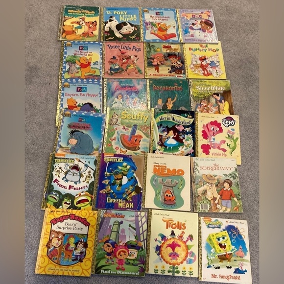 HUGE LOT of A Little Golden Books (24)